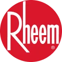 Rheem logo representing a widely used brand in home heating and cooling solutions.