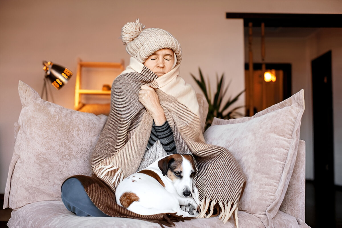 Women In Blanket